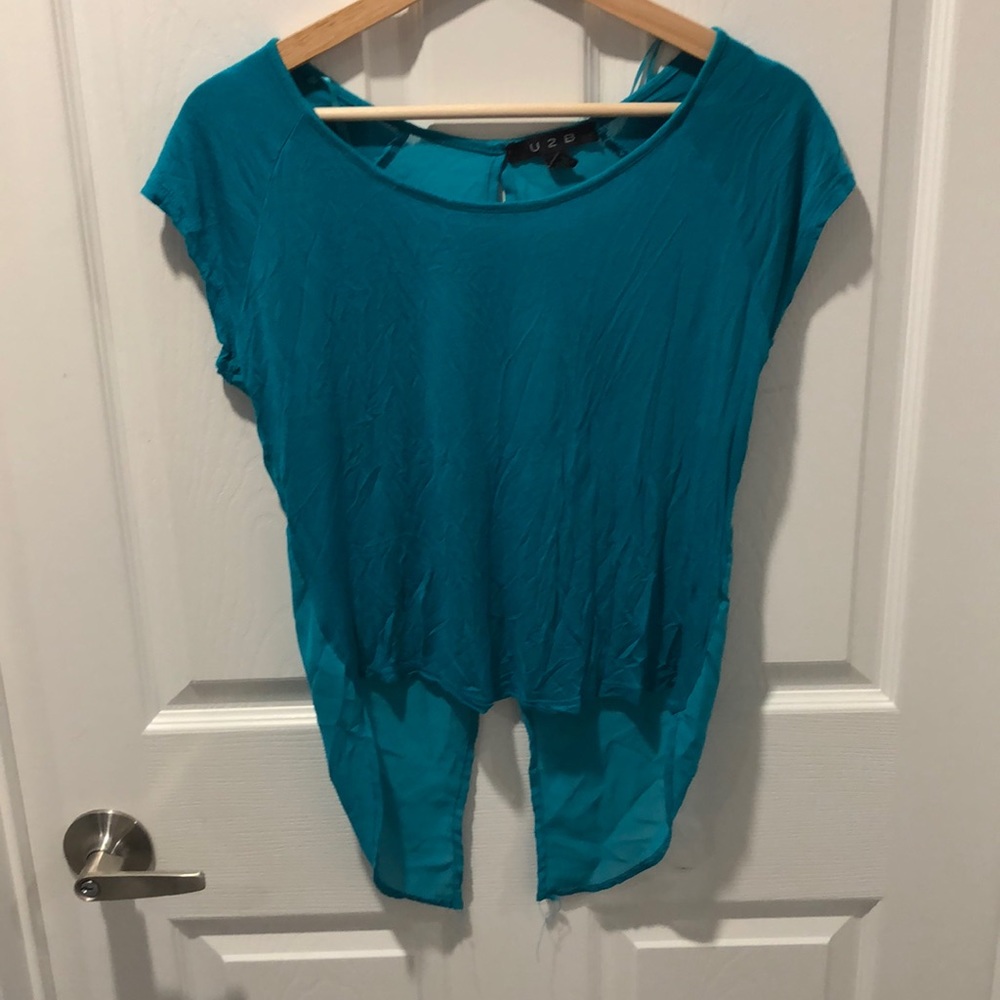 Teal shirt size small